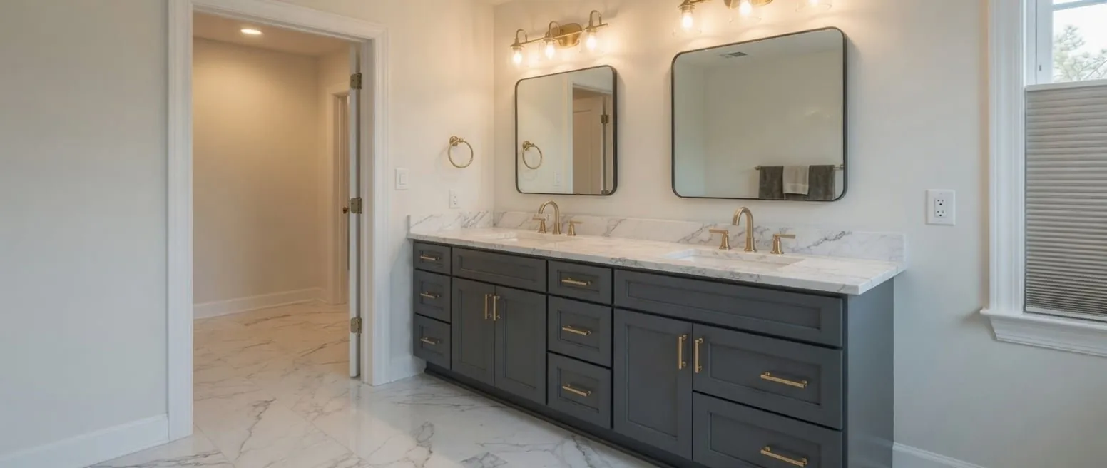 Double vanity bathroom in Kannapolis