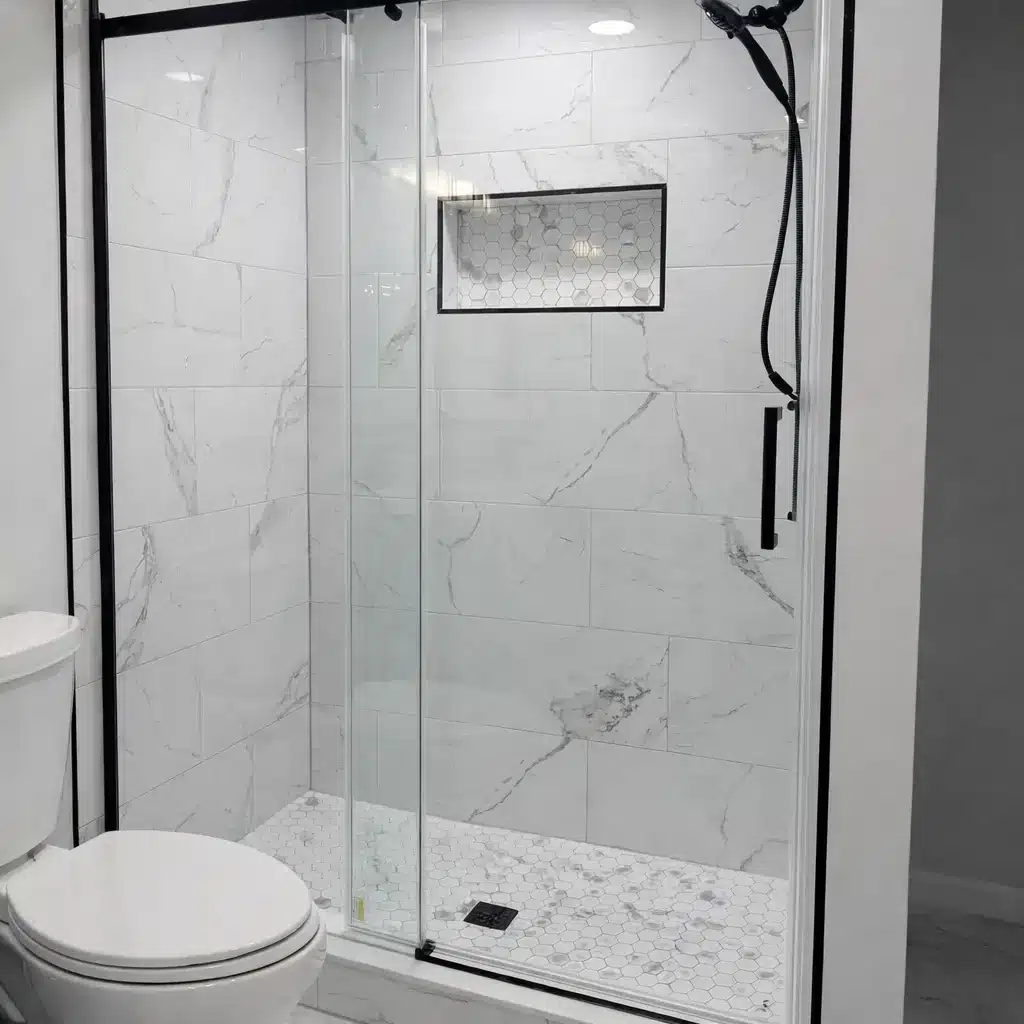 Bathroom remodel concord glass shower