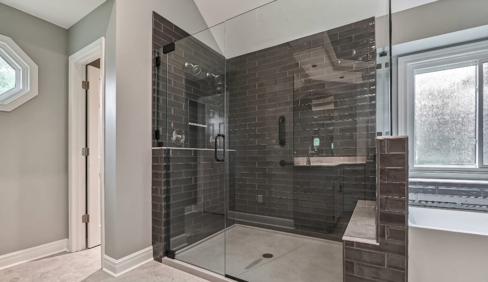 Walk-in shower remodel Huntersville NC